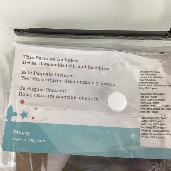 Disney Baby Little Mermaid Villain Ursula Infant Halloween Costume Sea Witch - Picture 9 of 10